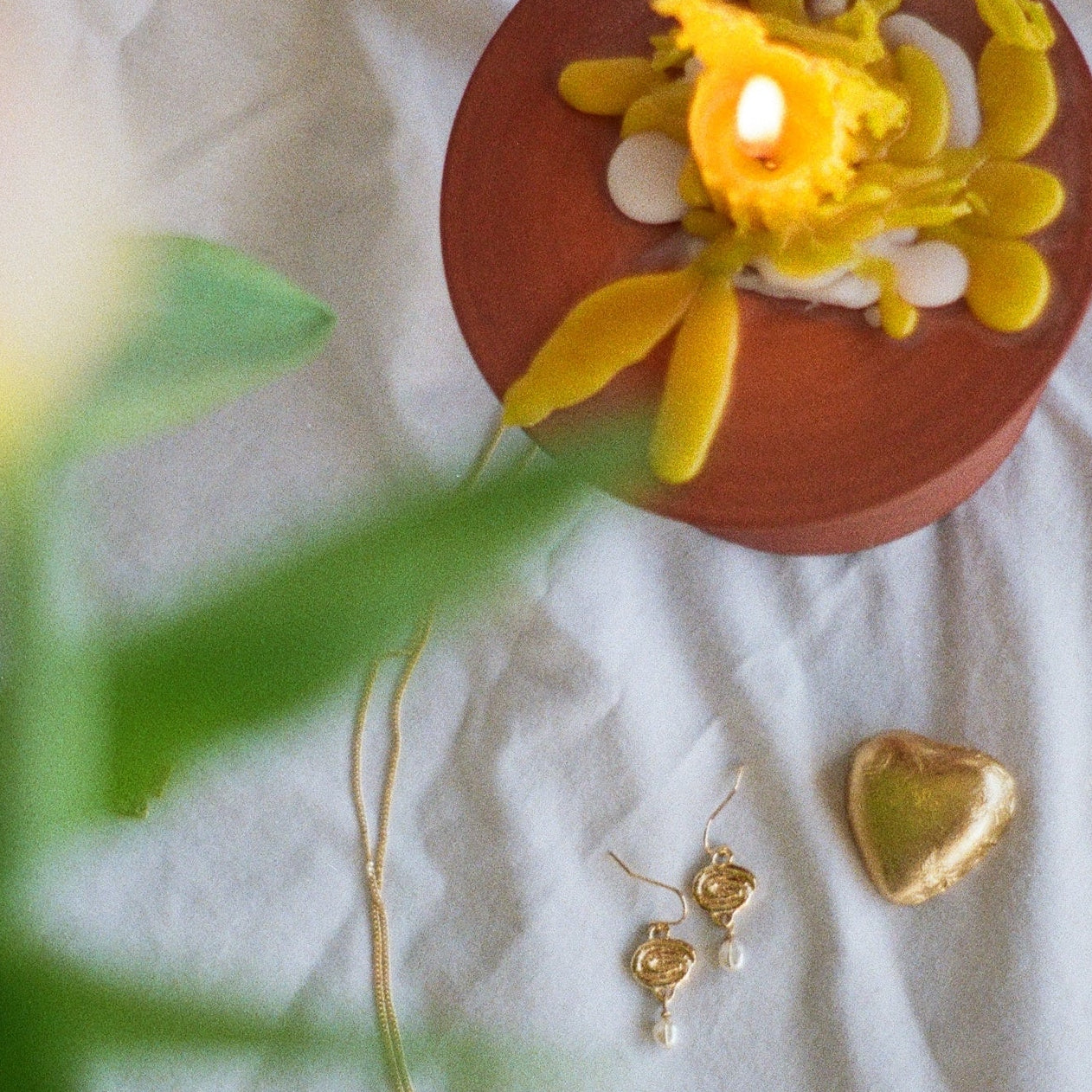 Boucles crochets LIMON or vermeil