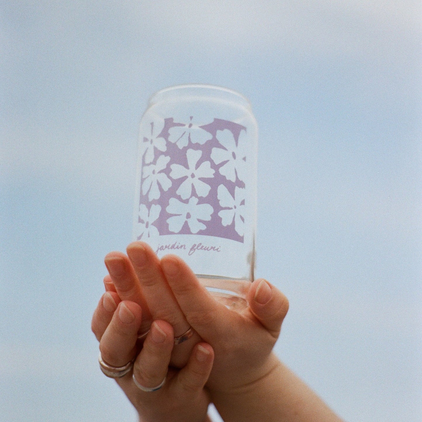 Verre JARDIN FLEURI