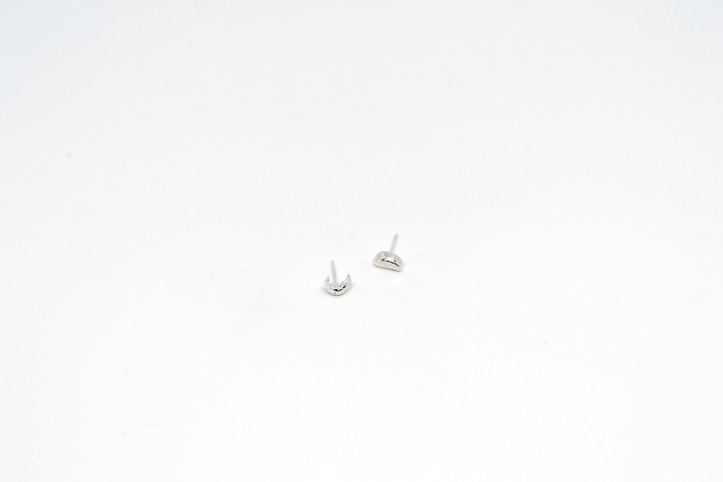 Boucles d'oreilles lunes argent