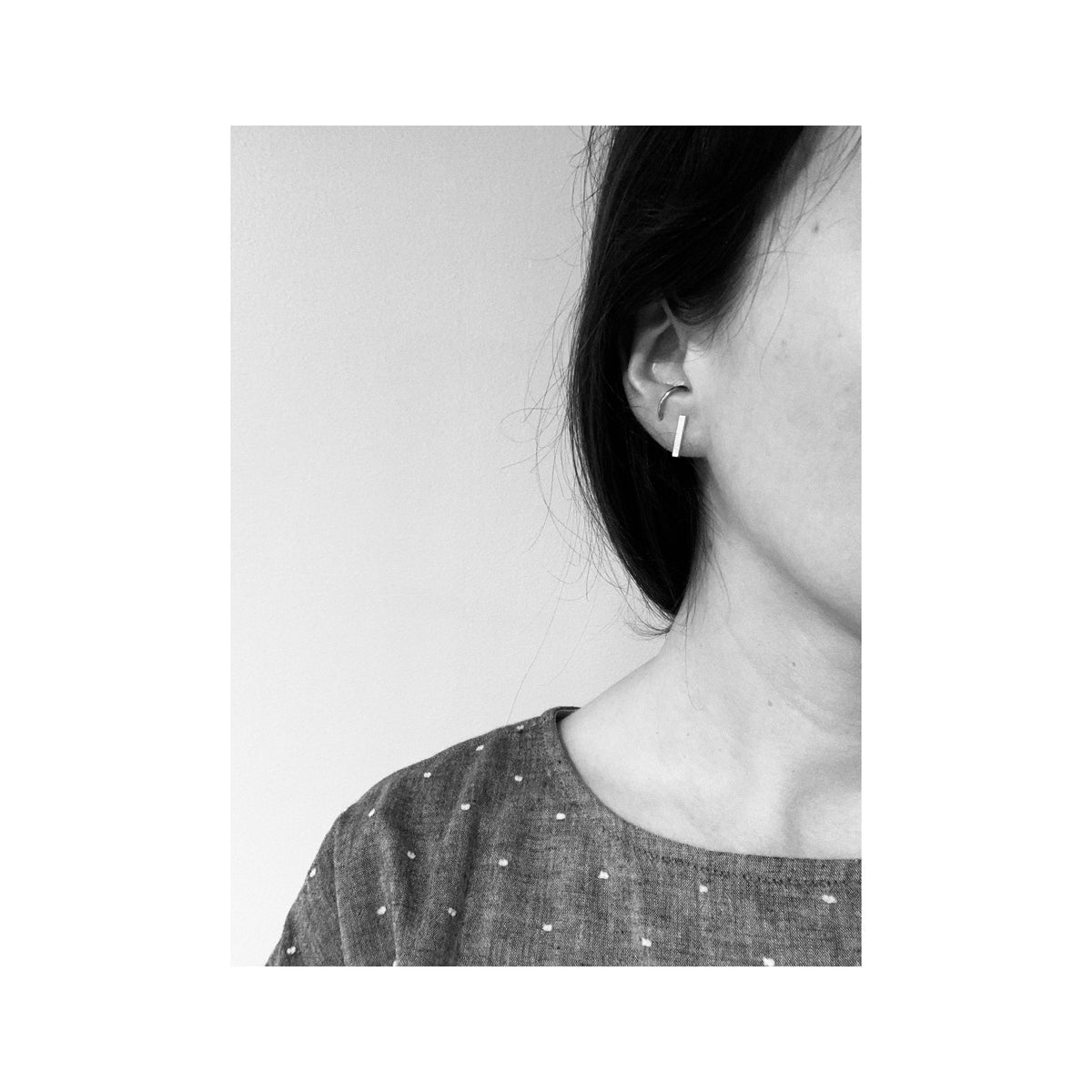 Studs LIGNE argent