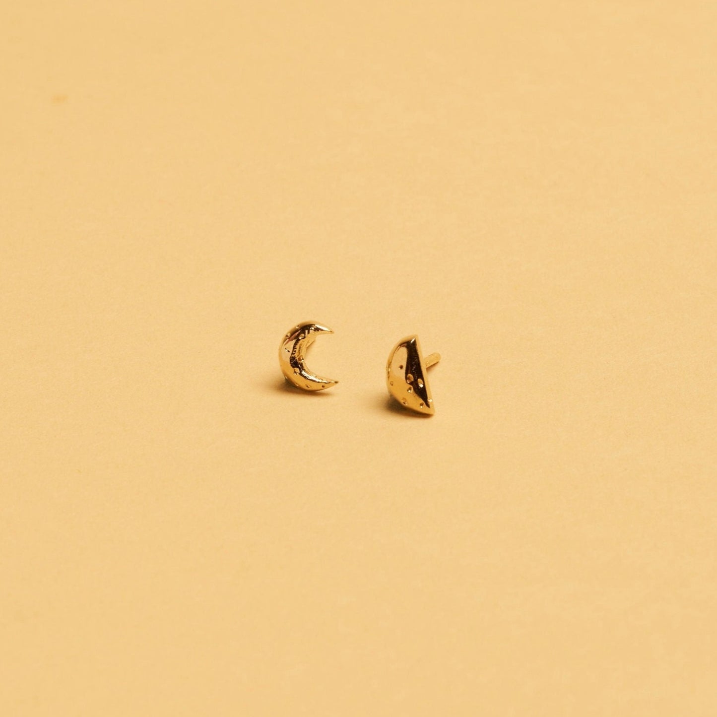 Boucles d'oreilles lunes or