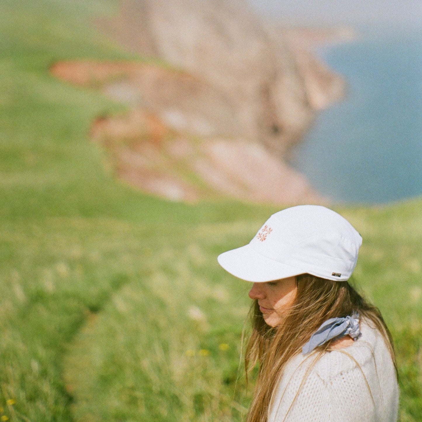 Casquette fleurie Ciele x Le Portique - Blanc