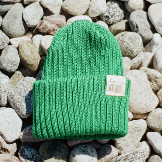 Tuque maritime enfant - vert feuille