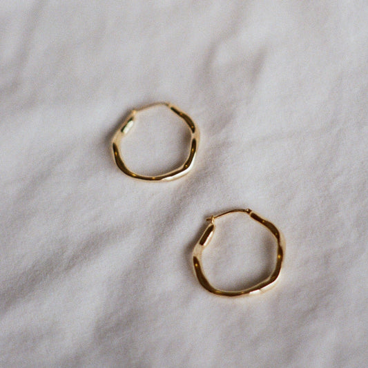 Grands Hoops SALIN or vermeil