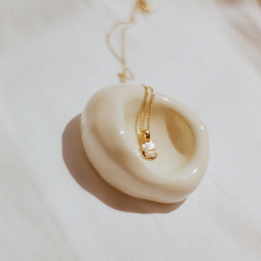 Pendentif GALET or vermeil