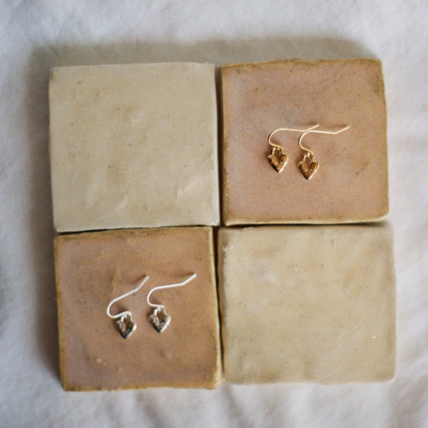 Boucles crochets AMORE argent