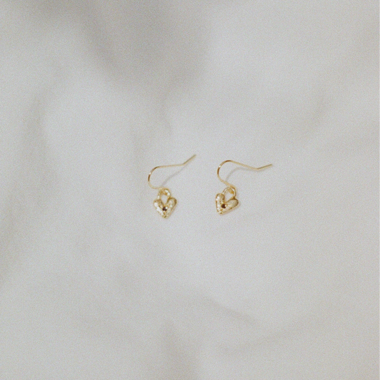 Boucles crochets AMORE saphirs or vermeil