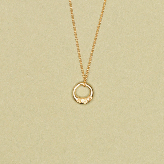 Pendentif Ombelle or vermeil