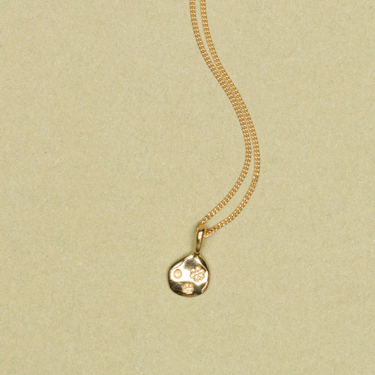 Pendentif Prairie or vermeil